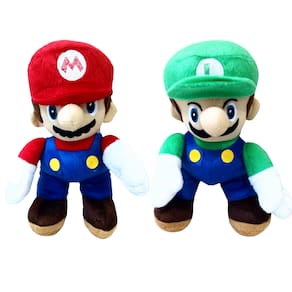 Pelúcias Mario Bros e Luigi - 02 Personagens
