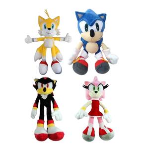 Pelúcias Sonic, Tails, Amy e Shadow - 04 Personagens