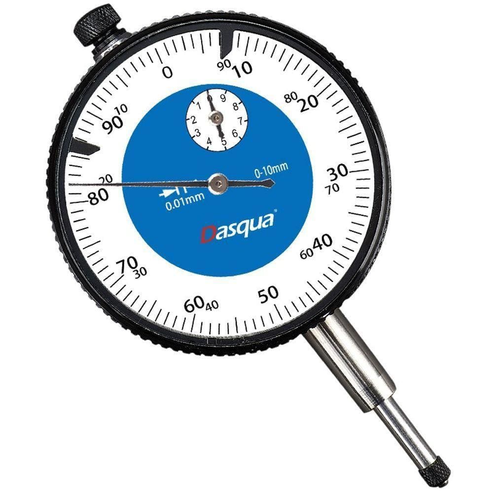 Relógio Comparador - 0 A 10mm - 0,01mm - 420,0015 - Dasqua
