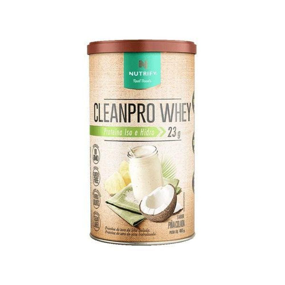 Whey Nt Clean Pro Cleanpro 450G Pia Colada Nutrify