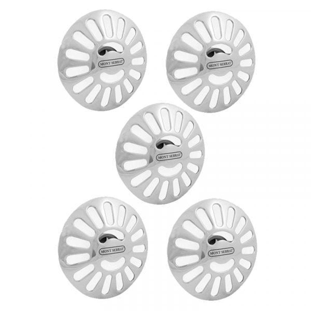 Cinco Ralos Dreno Inox Encaixe 60Mm - Mont Serrat