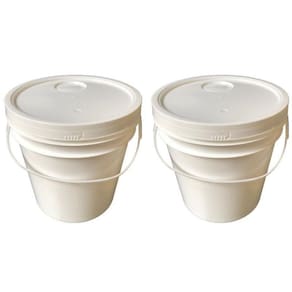 Balde Plástico 5L De Fábrica - 2 Pçs