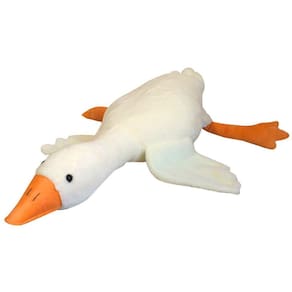 Pelúcia Patinho Branco Squish Pals 130cm Colecionável Toyng