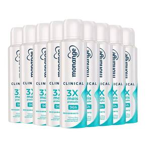 Kit Desodorante Aerosol Monange Clinical Revigorante 150ml - 9 Unidades