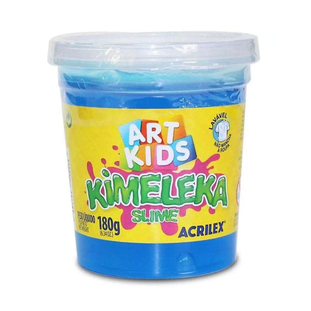 Kimeleka Slime Art Kids 180g Azul 559 Acrilex