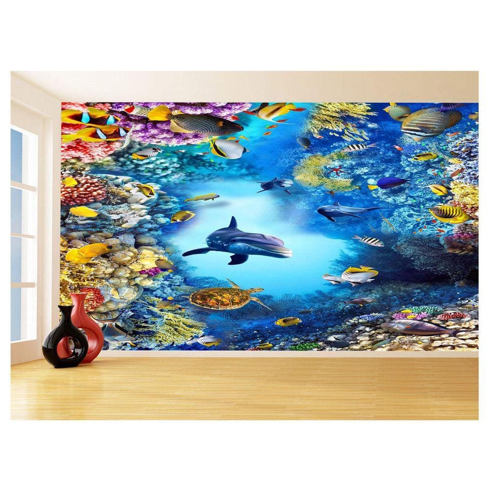 Papel Para Piso De Porcelanato Liquido Água 3,5M Flr28