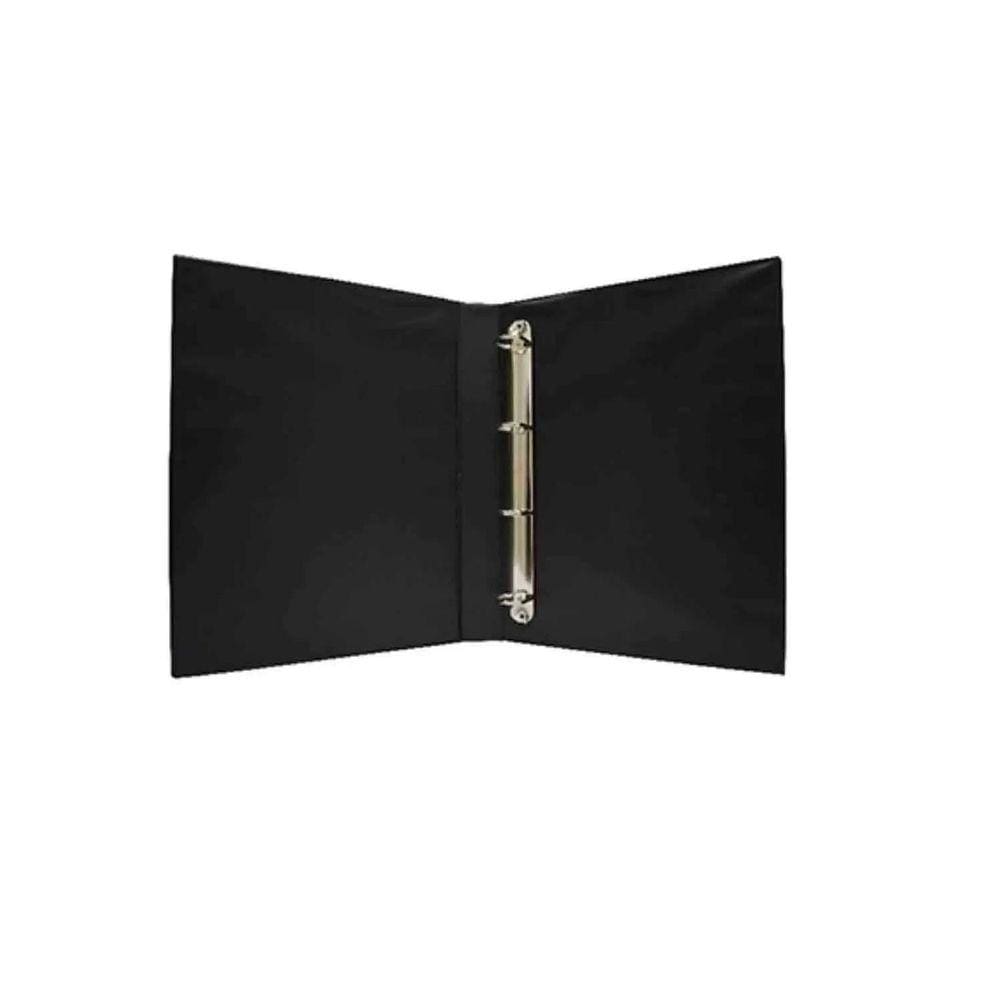 Fichário Oficio/A4 Preto 4 Argolas Kit Com 10 Un.