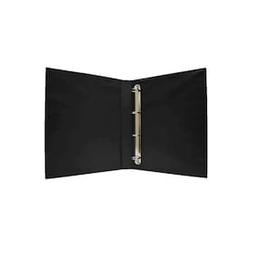 Fichário Oficio/A4 Preto 4 Argolas Kit Com 10 Un.