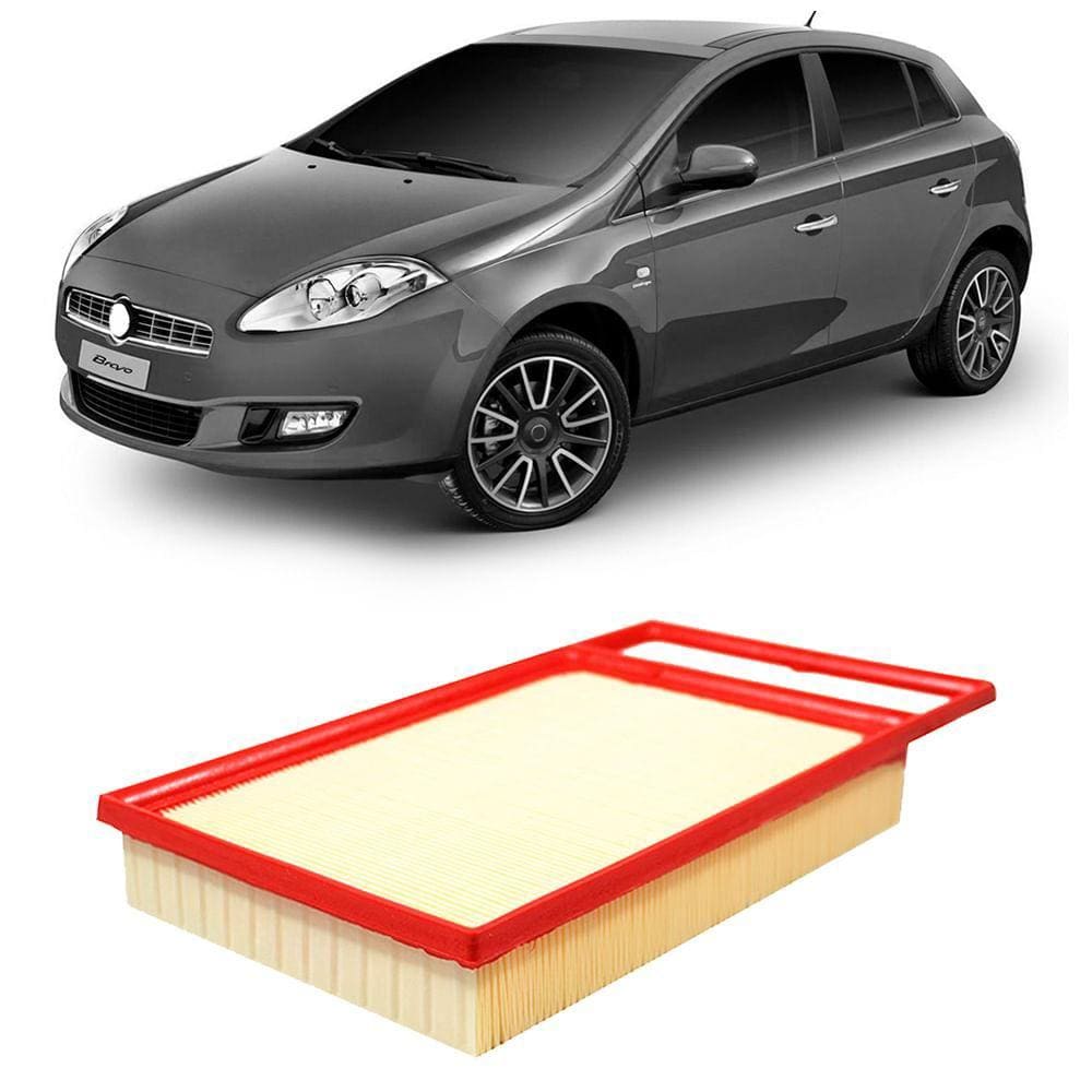 Filtro Ar Fiat Bravo 1.8 Idea 1.6 Strada 1.6 1.8 MANN FILTER