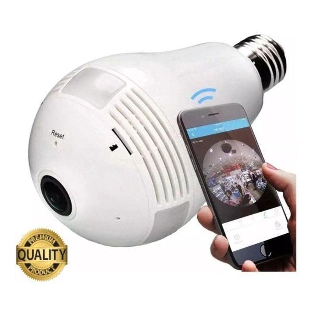Câmera IP 360 graus panorâmica WiFi