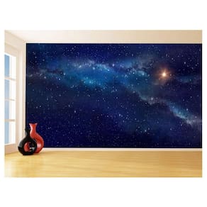 Papel De Parede 3D Espaço Estrelas Galáxia 3,5M Nsp106