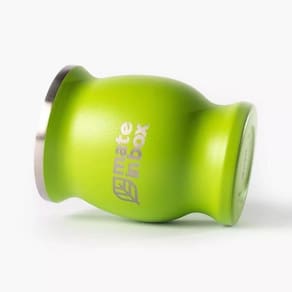 Cuia Térmica Mate in Box 250ml - Aço Inox 304 - Amarela
