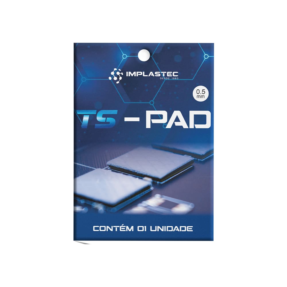 Thermal Pad Almofada Térmica TS PAD 100x100 x 0.5mm 12.8 WmK