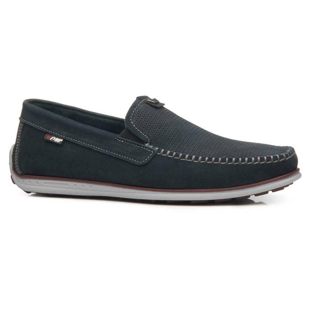 Mocassim Masculino Pegada Couro Slip On 142002