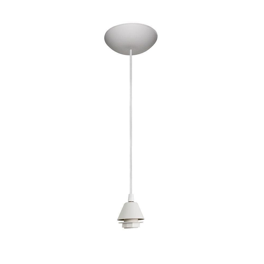 Cabo Fio Pendente Iluminação Moderna 1,5M Com Rosca Branco
