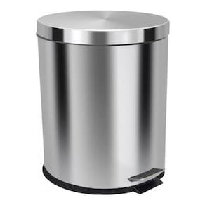 Lixeira Aço Inox 30 Litros Balde Interno Removível