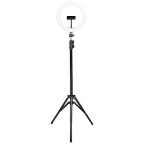 Kit Ring Light Led 26Cm 10" Tripe 1,65M + Suporte Celular