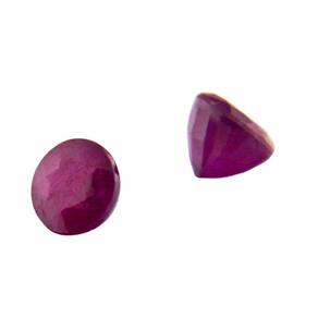 Gema Rubi Brilhante Natural Facetado Para Joia 0.2ct 3mm