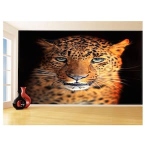 Papel De Parede 3D Animais Onça Pintada Estampa 3,5M Anm547