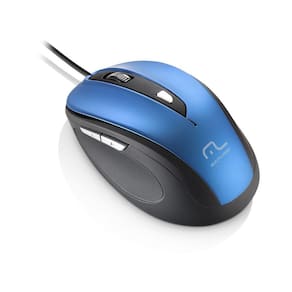 Mouse Óptico Com Fio USB 6 Botões 1600Dpi Multilaser