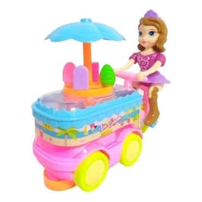 Princesa Sofia Carrinho de Sorvete com Luzes e Som