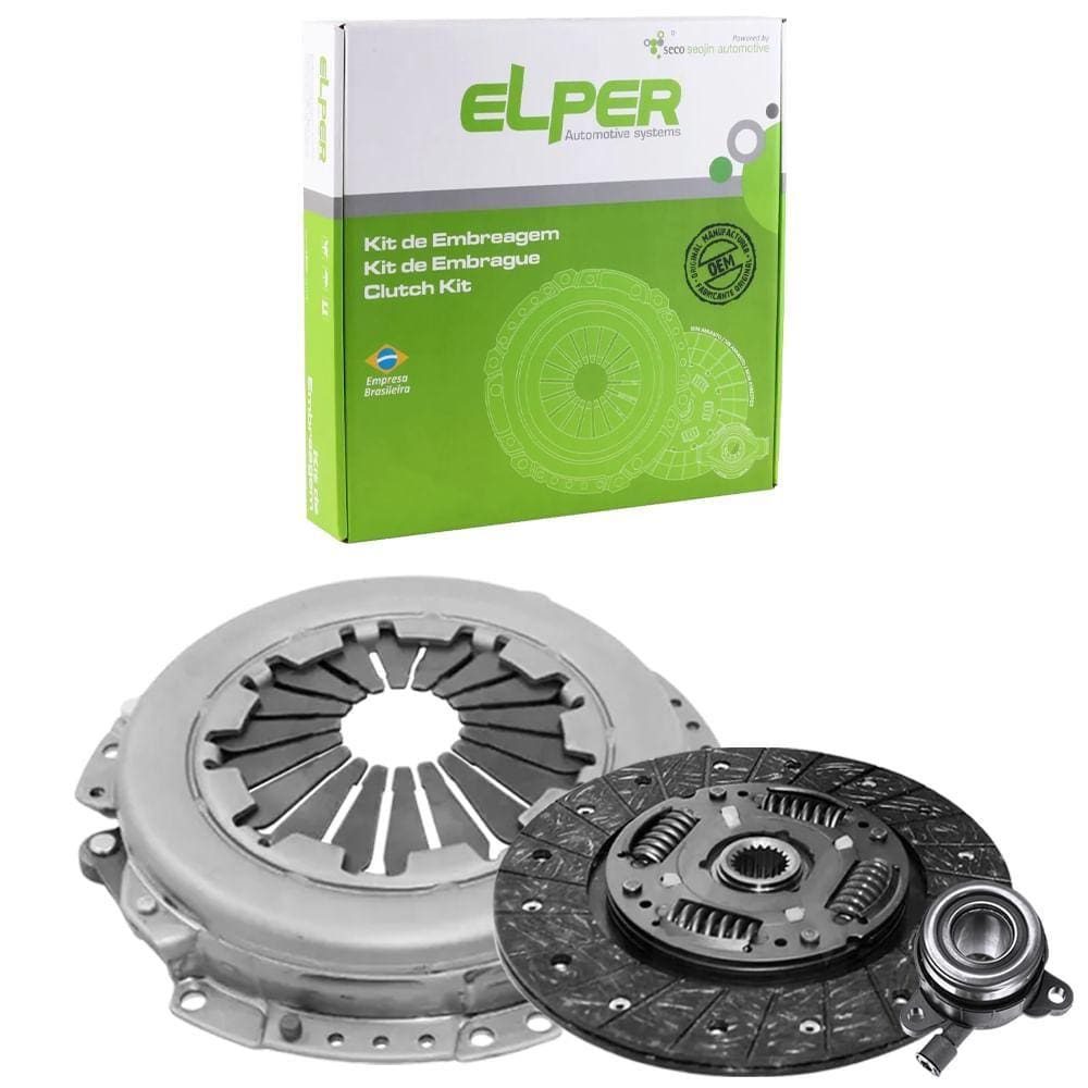 Kit Embreagem Palio Siena Strada 1.8 8V 2003 a 2005 Elper