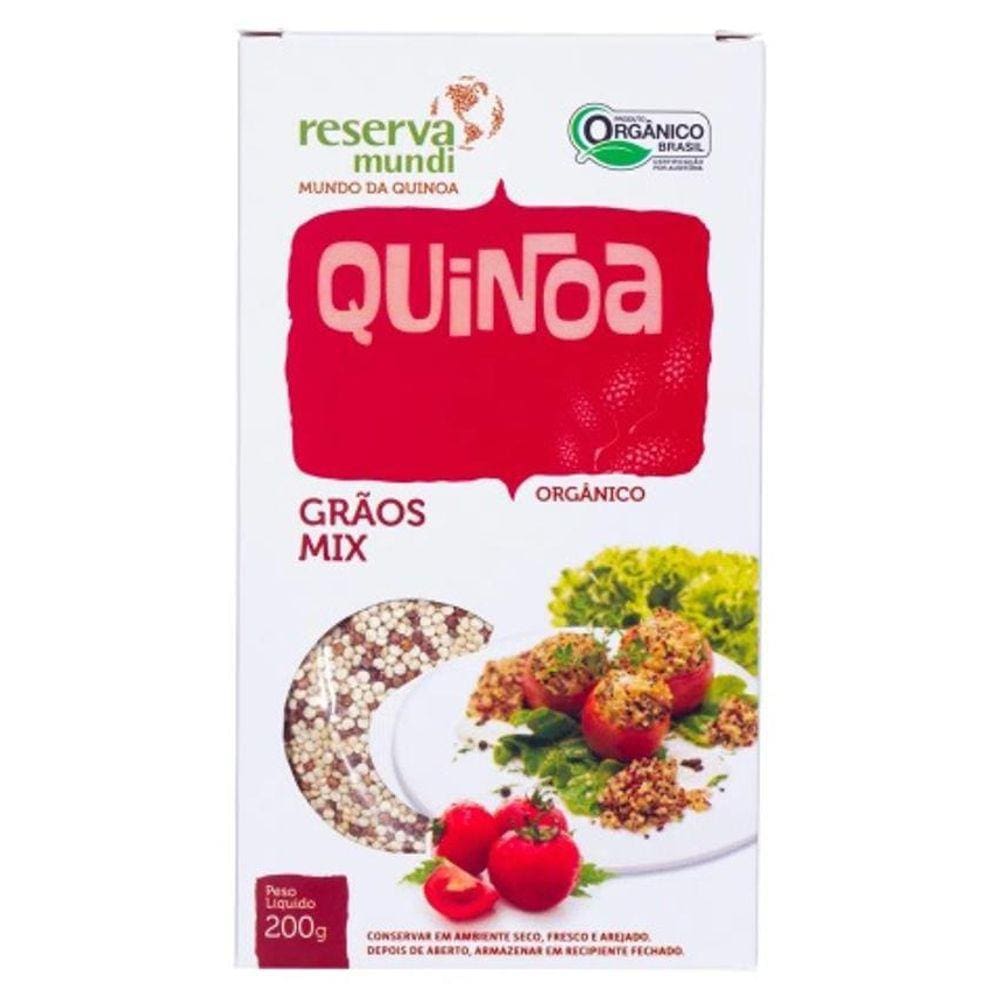 Kit 2X: Quinoa Em Grãos Mista Orgânica Reserva Mundi 200G