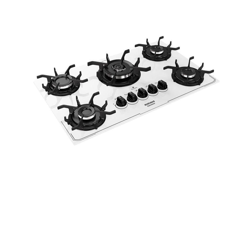 Cooktop 5 bocas tripla chama itatiaia branco Black Friday Pontofrio