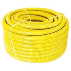 50 Metros Eletro Duto Conduíte Corrugado 3/4 Amarelo