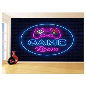 Papel De Parede 3D Salão De Jogos Game Room Joy 3,5M Jcs112