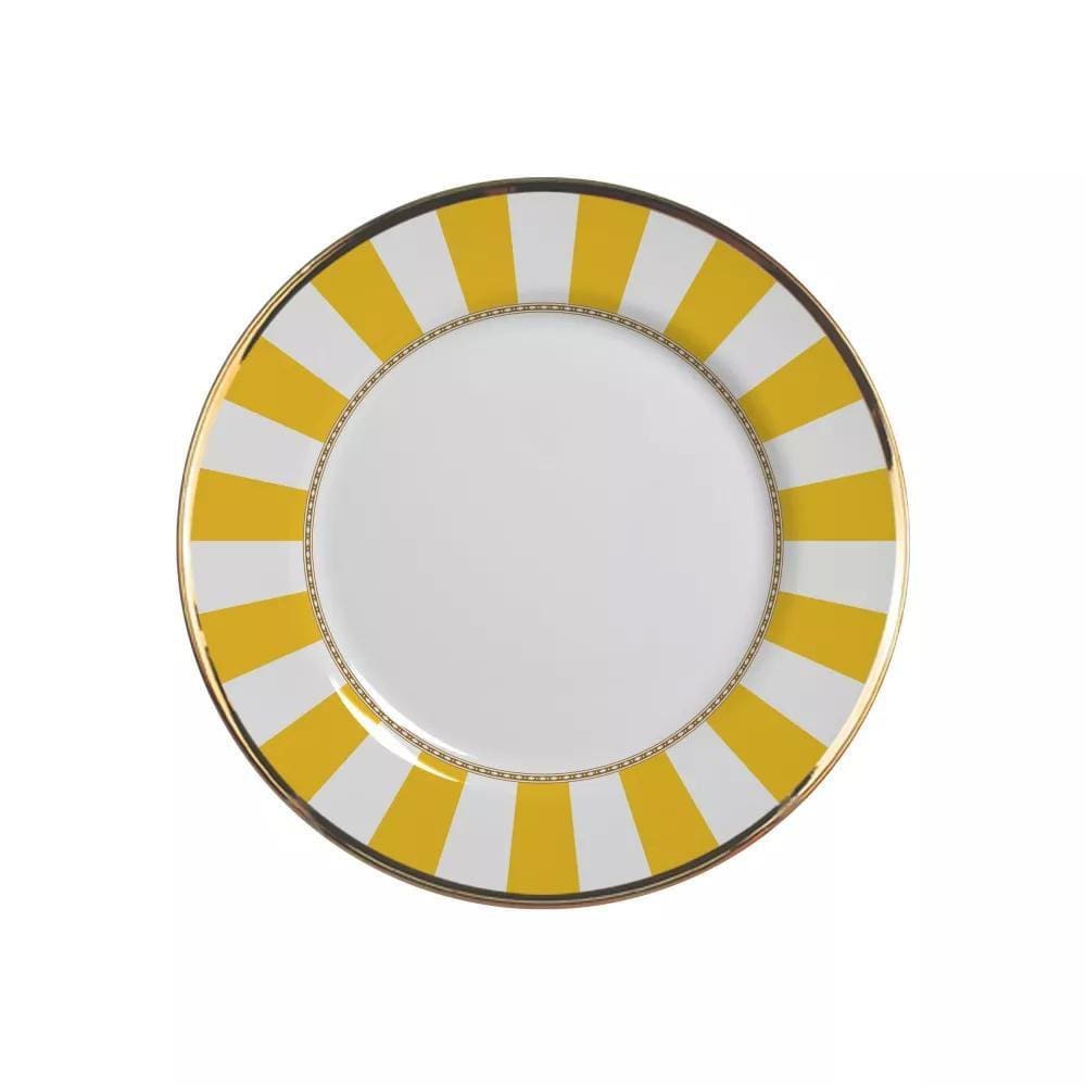Prato Sobremesa Yellow Strip Alleanza 6 un