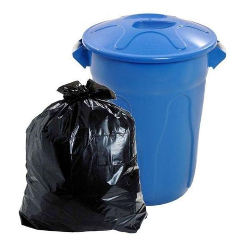 Saco De Lixo 100 Litros Preto Super Reforçado Micra 0,06