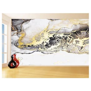Papel De Parede 3D Estilo Marmore Tintas Cores 3,5M Mbr75