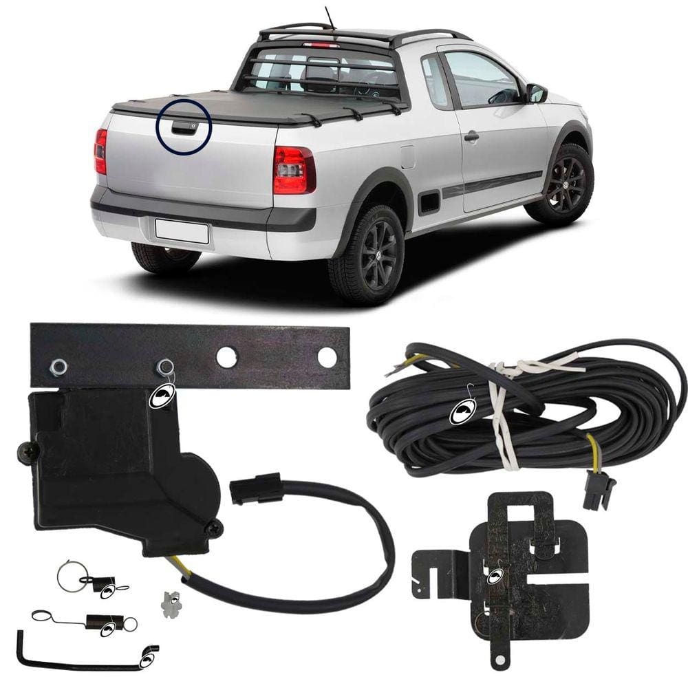 Kit Trava de Caçamba Tragial VW Saveiro G5 e G6 2009 até 2016