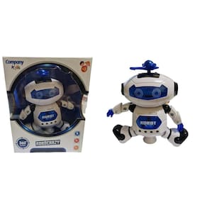 Robô De Brinquedo Infantil Com Luzes Movimento E Som