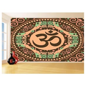 Papel De Parede 3D Relax Mandala Meditação Om 3,5M Rlx098