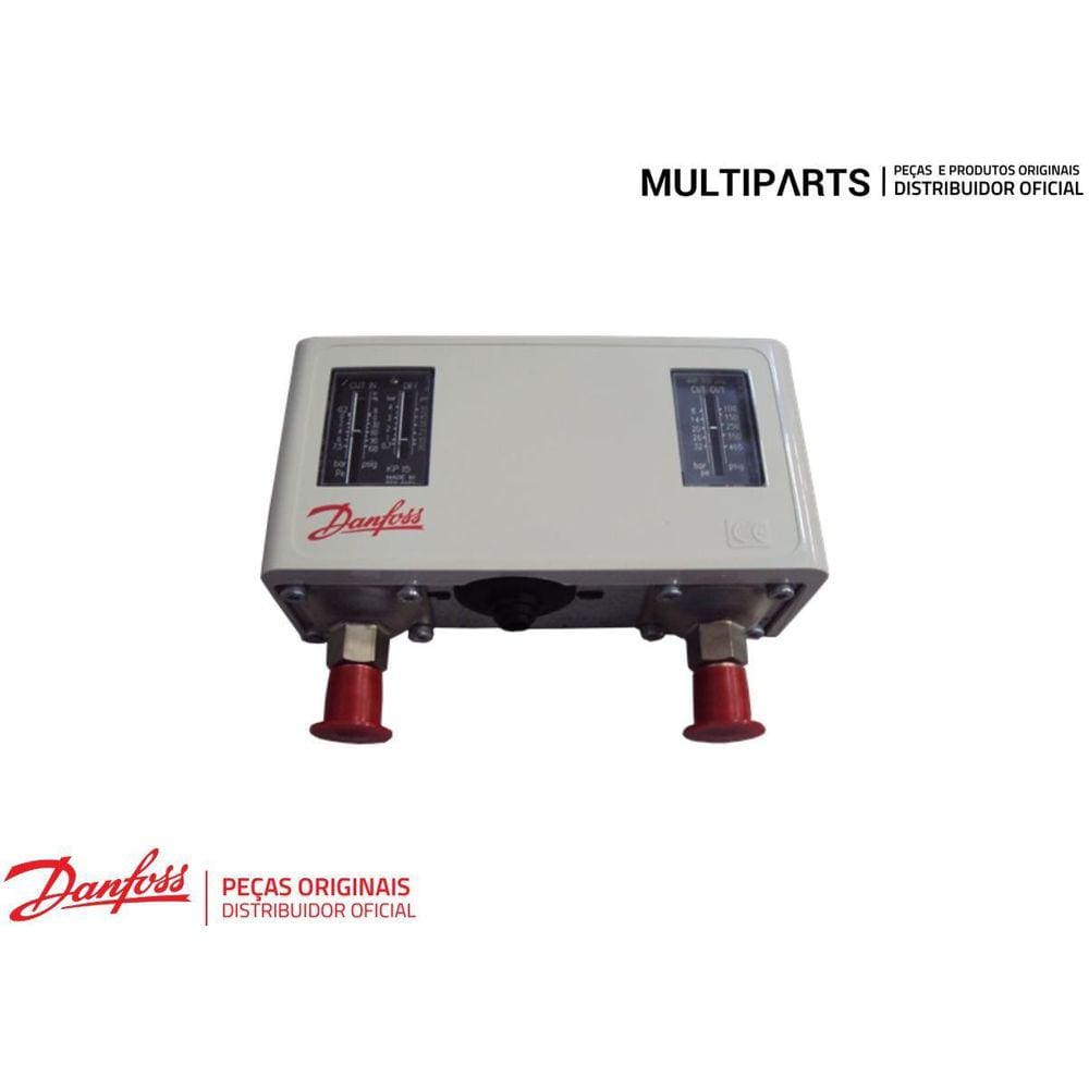Pressostato Baixa/Alta Danfoss Kp15 060-124391 Rearme Manual