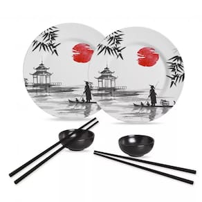Kit Sobremesa Japanse Alleanza Collection 6 pçs