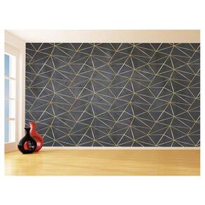 Papel De Parede 3D Concreto Queimado Risco Bege 3,5M Kkt120
