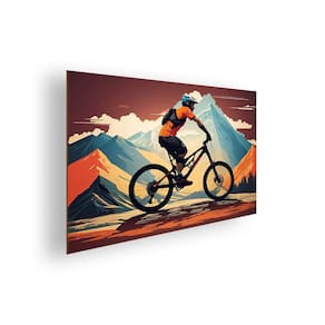 Quadro/Placa Decorativa MDF 20x28 Mountain Bike