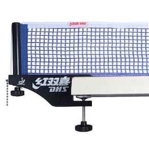 Rede de Tênis de Mesa DHS P145 com suporte e Régua ITTF Approved Sistema Rosca