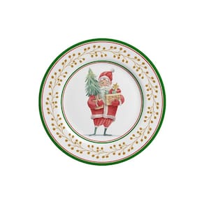 Prato Sobremesa Ho Ho Ho Natal Acetinado Alleanza 6 un