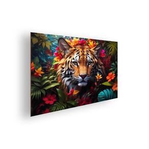Quadro/Placa Decorativa MDF 20x28 Tigre Exuberante