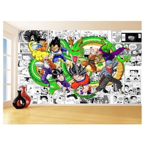Papel De Parede Dragon Ball Goku Vegeta Anime 3,5M Dbz213
