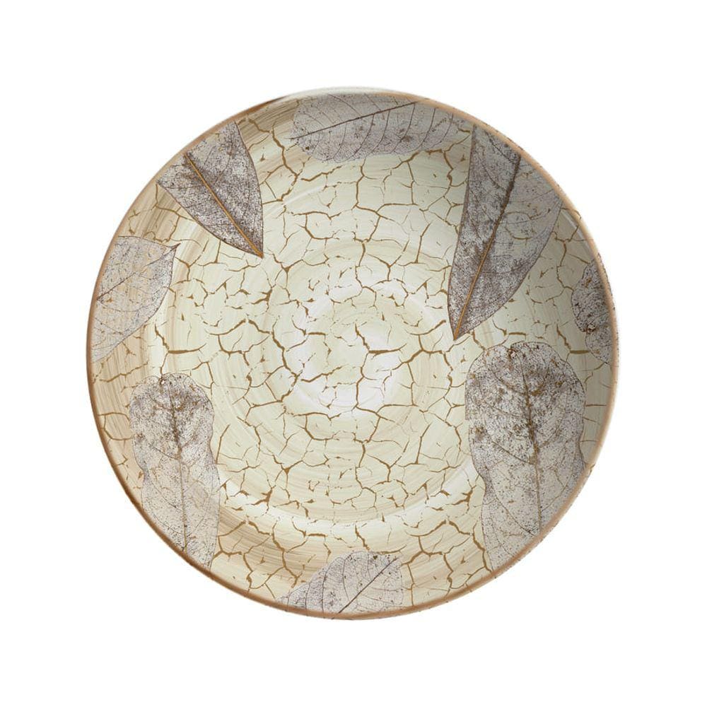 Prato Fundo Massa Risoto Acetinado Sopa Dry Leaves Alleanza 6 un