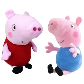 Pelúcias Peppa Pig e George - 2 Personagens
