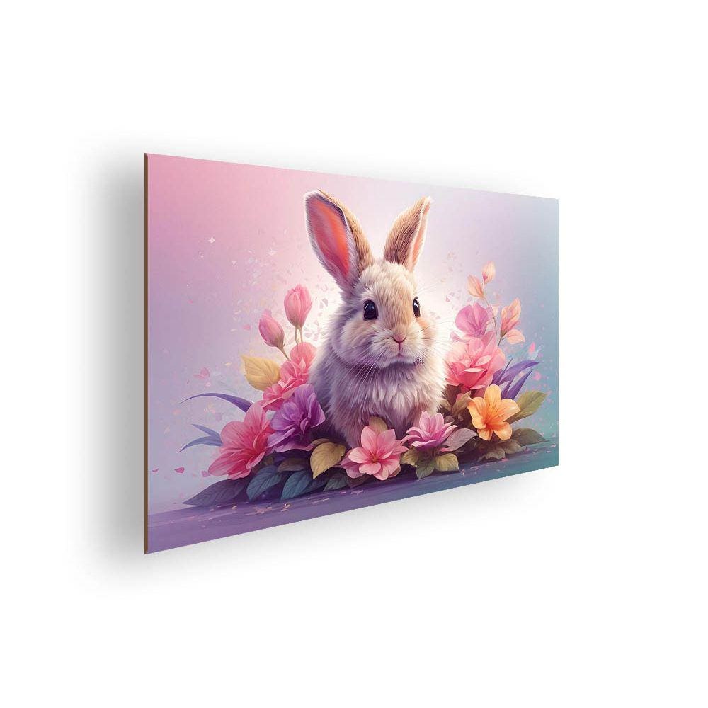 Quadro/Placa Decorativa MDF 20x28  Coelhinho