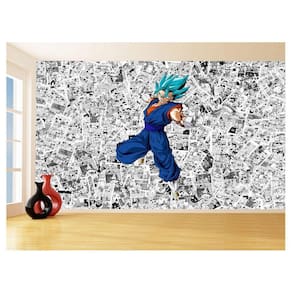 Papel De Parede Dragon Ball Goku Vegetto Anime 3,5M Dbz615