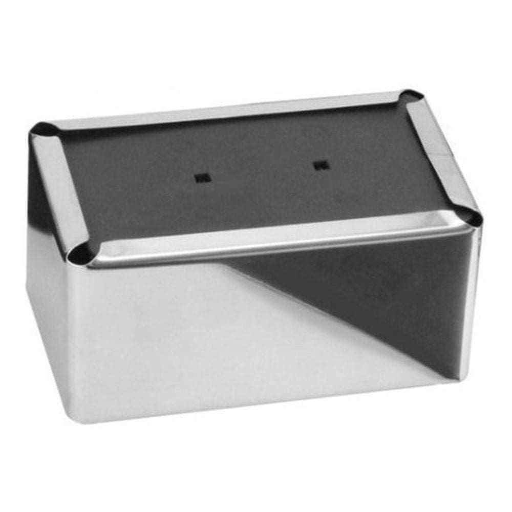 14 Un. Porta Guardanapo Em Aço Inox 430 Para Papel - Deitado