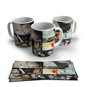 Caneca de Porcelana Attack on Titan modelo 19